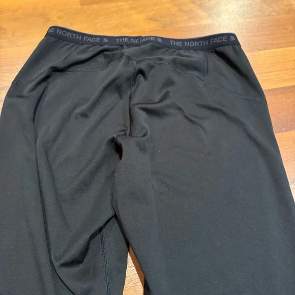 The North Face FlashDry Blk Leggings Womens L Base Layer Thermal Snow Ski Run - Picture 4 of 9
